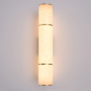 Lampes murales à LED de style moderne de type cylindrique en marbre pour la <span class=keywords><strong>d</strong></span>écoration intérieure Éclairage à LED <span class=keywords><strong>Chambre</strong></span> à coucher Salon Éclairage mural - Product Image 2
