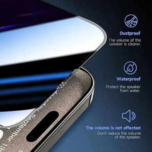 ปราศจากฝุ่นอุปกรณ์ป้องกันหน้าจอเพื่อความเป็นส่วนตัวสำหรับ <span class=keywords><strong>iPhone</strong></span> 17 PRO MAX 16 11 14 13 15 16E Air MINI <span class=keywords><strong>SE</strong></span> 7 8 XR XS กระจกป้องกันคนแอบมอง - Product Image 5