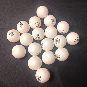 Balles de ping-pong G40 + largement utilisées 3 étoiles Premium Advanced Training Tournament Grade Balles de tennis de table Blanc Pack de 144pcs