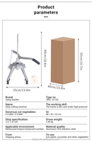 JXB- Handleiding - Hot Selling Keukenhulpmiddelen Handmatige Franse Friet Snijder Groente Fruit Snijder Aardappel Snijmachine