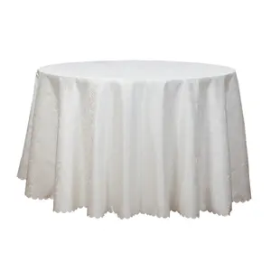 Hot Sale Emerald Green 120inch Table Cloth For Wedding Tablecloth