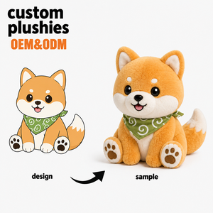 Muñeco de Peluche Personalizado, Relleno de Algodón PP, Lindo Personaje de Dibujos Animados, Juguete de Peluche, Regalo de Cumpleaños - Product Image 1