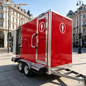 Durable Luxury Mobile Restroom Fully Equipped DOT VIN Portable Event Toilet <b>Trailer</b> - Product Image 3