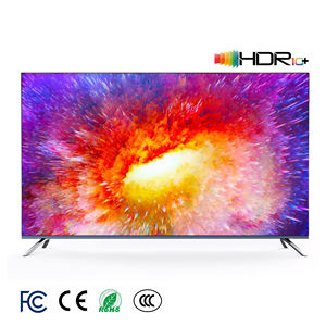 Téléviseur intelligent LED 4K UHD de qualité export, 75 <span class=keywords><strong>pouces</strong></span>, HDR10, commande vocale Android, cadre fin sans bordure, design sans cadre, mode cinéma maison, mode jeu, Wi-Fi - Product Image 1