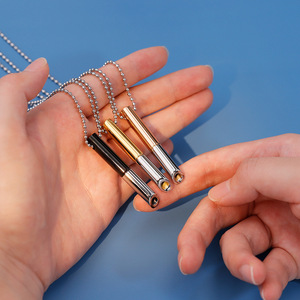 Boyi สร้อยคอหายใจสแตนเลสสตีลไม่เสื่อมเสียคุณภาพสูงสำหรับบรรเทาความวิตกกังวล - Product Image 3