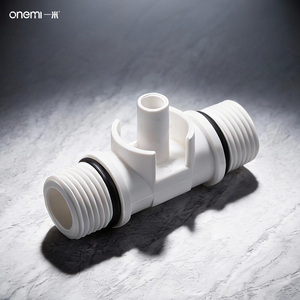 <span class=keywords><strong>Raccordo</strong></span> a T per Ingresso Acqua OEM 1/2" NPT, Componenti per Sistema RO <span class=keywords><strong>3</strong></span>/<span class=keywords><strong>8</strong></span>" OD, Materiale POM, Giunto a Innesto Diretto, Produzione Diretta - Product Image 1
