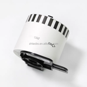 Etiquetas Continuas de Alta Calidad Compatibles con Brother <span class=keywords><strong>QL</strong></span> 550 <span class=keywords><strong>570</strong></span> 580 700 800, Uso en Supermercados y Tiendas de Abarrotes, Rollo Negro Resistente al Agua, Personalizado - Product Image 6