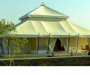Indian Exporter's Customized Romantic Style White Mughal <b>Tent</b> Design Big Size Canvas Decorations <b>for</b> Weddings Parties New - Product Image 1