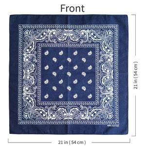 Premium <b>Bandana</b> Custom 100% Cotton Paisley Head Scarf With Logo Printing Custom <b>Design</b> Wholesale Bulk Fashion Accessory - Product Image 2