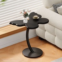 Table d'appoint en gros, table console moderne, table basse papillon de luxe léger en MDF, mobilier minimaliste pour salon et chambre à coucher