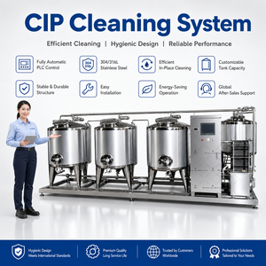 Ace 500 L/1000 L Clean 3 Tanks Fully Automatic/Manual Integrated Automatic Cleaning Equipment for Factory Price Cip System - Product Image 6