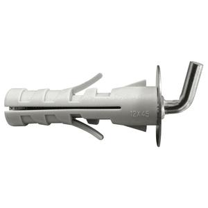 <b>NYLON</b> SHORT <b>HOOK</b> DRYWALL ANCHOR FUN-GC M5 E12X45 - Product Image 1