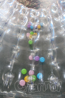 Jeux d'eau gonflables pour enfants Rouleau et balles d'eau gonflables transparents pour enfants