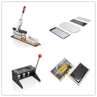 Kit de fabrication d'aimants de réfrigérateur 90*65MM avec 1000 composants magnétiques et coupe-papier