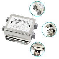 Filtre EMI monophasé 75A 250VAC, filtre de ligne électrique haute performance à trois étages pour systèmes d'alimentation industriels