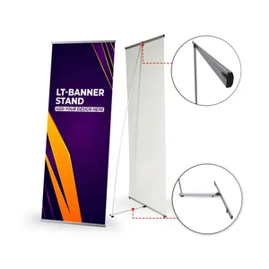 Low Price Double Sided Display Roller Shop Promotional Advertising Campaign Custom Printed Logo Retractable LT A Roll Up Banner