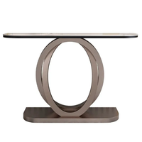 Vente populaire Table d'entrée de meubles de maison/Console supérieure en marbre pour salon chambre XG003