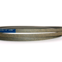 Courroie de tondeuse à gazon en Kevlar 1/2 3/8 pouce, marque NAICHI, 104 pouces, pour tondeuse agricole et usage domestique