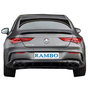 Lame de pare-choc arrière avec embout d'échappement, accessoire de voiture, MERCEDES W118, CLA, <span class=keywords><strong>CLA35</strong></span>, <span class=keywords><strong>AMG</strong></span> - Product Image 4