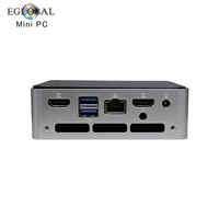EGLOBAL 1 x DDR3-2133, admite un máximo de 8 GB. Mini PC con 2HD, 4USB, Intel Core I3-8109U, 2 Núcleos, 4 Subprocesos, 3.6GHz, el Mejor Ventilador