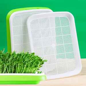 Large Capacity Healthy Breathable <strong>Seed</strong> Sprouter Tray Soilless Culture Tray for Vegetables and <strong>Wheatgrass</strong> <strong>Seeds</strong> Made of Plastic - Product Image 6