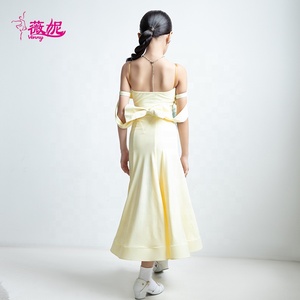 Costume de <span class=keywords><strong>danse</strong></span> latine femmes enfants automne/hiver à la mode jarretelle combinaison Performance porter Vennystyle 2024 robes modernes - Product Image 5