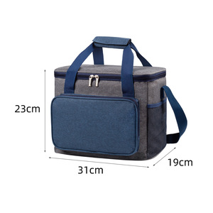 For New Leather Insulated Waterproof <strong>Picnic</strong> <strong>Bag</strong> with Zipper Closure 10L/15L/24L Sizes Portable Outdoor Ice <strong>Bag</strong> - Product Image 4