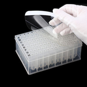 Película de Sellado para Placas de PCR de Primera Calidad, Consumibles de Laboratorio, Microplacas de 96 Pocillos, Fondo Cónico Transparente de PP, Capacidad de 0.2 ml - Product Image 3