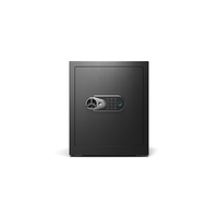Morgie Großer Tresor aus Metall mit elektronischem Passwort und Schlüssel, modernes Design, 10-20L Fassungsvermögen, Multifunktions-Schmuckkassette