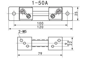 HEYI ASCT mesure shnt FL-2 <span class=keywords><strong>50a</strong></span>/<span class=keywords><strong>75mv</strong></span> classe: 0.5 avec alimentation DC shnt résistance de conception personnalisée - Product Image 5