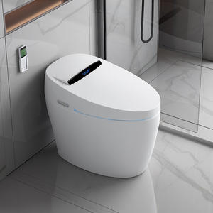 <span class=keywords><strong>Toilette</strong></span> intelligente pour la maison, entièrement automatique, en céramique, sans pression d'<span class=keywords><strong>eau</strong></span>, séchage intégré, chauffage instantané, commande vocale, mousse, autonettoyante - Product Image 1