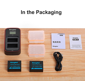KingMa 1140mah NP-W126 chargeur de batterie numérique Lithium-ion de remplacement pour <span class=keywords><strong>Fujifilm</strong></span> X-t1 X-e1 Xh1xt30 <span class=keywords><strong>Xt20</strong></span> - Product Image 6