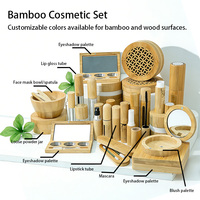 Kit Cosmétique en Bambou à Source Directe : Tube de Baume à Lèvres, Bol à Masque, Mascara, Poudre Compacte – Vente en Gros Direct Fabricant