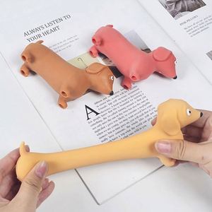 Jouet anti-stress en caoutchouc extensible pour jeunes (7-14 ans) : Chien Teckel Lala, animal de compagnie mignon et populaire sur internet - Product Image 3