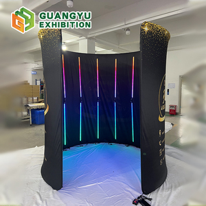 Cabina Fotografica Portatile Girevole a 360° per Fiere ed <span class=keywords><strong>Esposizioni</strong></span>, Personalizzabile, con Luci RGB per Matrimoni e Feste di Laurea - Product Image 3