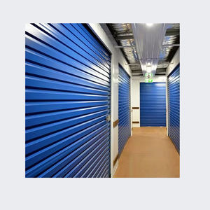 Porta Avvolgibile Moderna a Sollevamento Manuale per Self Storage, Porta a Serranda in Acciaio Zincato Colorato Antivento - Product Image 6