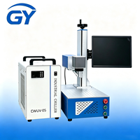 Nueva Máquina de Marcado Láser de Sobremesa con Fuente de Láser UV, Alta Productividad, Refrigeración por Agua, 110/220V, Velocidad de 7000-12000 mm/s