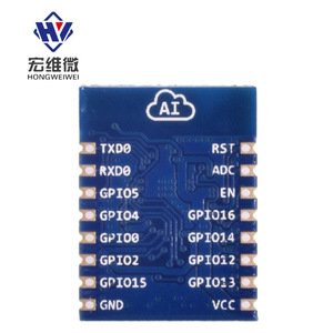 Módulo WiFi Hongwei Micro ESP8266 ESP 01 07S 12E 12F, Controlador Inalámbrico IoT con Puerto Serial - Product Image 2