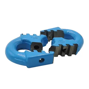 34x126 Serrated Connecting Ring for Mining Circular Chain Steel Forging Parts Traction Chain Mining