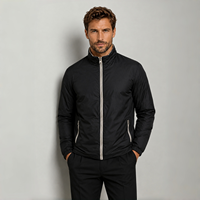 Veste matelassée réversible légère pour homme, tissu haute densité, résistante au vent et aux plis, fermeture éclair intégrale, idéale pour les voyages