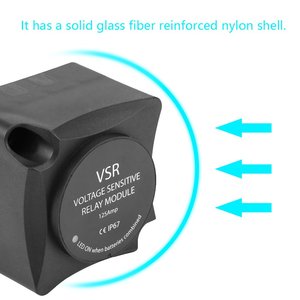Relè Sensibile alla Tensione 12V 125A VSR, Relè di Ricarica Automatica per Doppia Batteria, Isolatore Intelligente per Batterie - Product Image 5