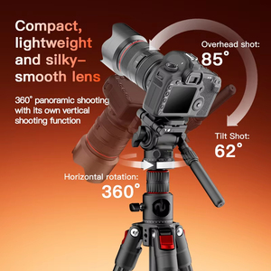 Trípode de Aluminio para Cámara DSLR/Sin Espejo, <span class=keywords><strong>COMAN</strong></span> KX3939MINI V1 181cm 5kg con Cabezal Fluido y Columna Central Horizontal - Product Image 4