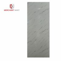 Feuille de marbre de panneau de mur de PVC de revêtements UV imperméables à haute brillance pour la décoration intérieure de salle de bains