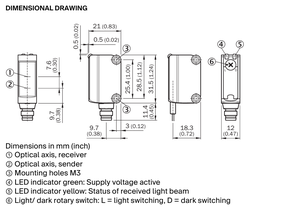 Sensor Fotoeléctrico de Supresión de Fondo SICK GTB6-P4212 1052442, Interruptor de Reflexión Difusa para Automatización de Empaquetado en Cintas Transportadoras - Product Image 5