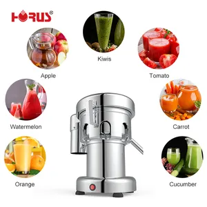 Máquina exprimidora de frutas y verduras profesional comercial Horus, máquina exprimidora de frutas y verduras a la venta