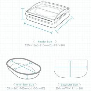 Nouvelle innovation intelligente mangeoire pour animaux de compagnie identification par micropuce mangeoire <span class=keywords><strong>électronique</strong></span> automatique pour <span class=keywords><strong>chat</strong></span> adaptée aux deux bols pour chiens de nourriture sèche humide - Product Image 5