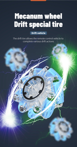 Spettacolo di Acrobazie nel Cortile - Auto Telecomandata 4WD: Drifting, Rotazione a 360° °   Rotazione e Trasformazione con Un Solo Tasto, Luci Fantastiche + Musica Dinamica - Product Image 6