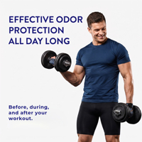 Déodorant anti-transpirant roll-on pour hommes avec protection contre les odeurs et les taches pendant 72 heures, extra fort, longue durée, 50 ml