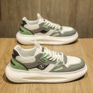 Chaussures pour hommes respirantes, chaussures de sport décontractées pour adolescents, chaussures de course en mesh déodorantes, chaussures classiques tendance décontractées - Product Image 5