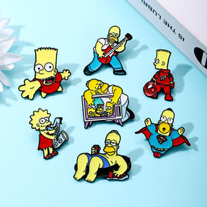 Pin <span class=keywords><strong>de</strong></span> Solapa <span class=keywords><strong>de</strong></span> Metal Esmaltado <span class=keywords><strong>de</strong></span> Los <span class=keywords><strong>Simpson</strong></span> (Homer, <span class=keywords><strong>Bart</strong></span>, Lisa) <span class=keywords><strong>de</strong></span> Animación Americana para Mochila, Sombrero, Regalo - Product Image 1